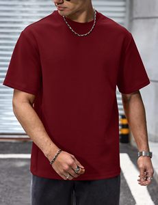 เสื้อยืดแฟชั่นผ้าฝ้ายยืดเนื้อหนา ทรงปกติ ลวดลายดอกไม้ ล้างสีสไตล์ลำลอง ใส่ได้ทั้งชายและหญิง (S-3XL) - Product Image 4