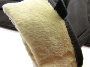 Gants longs en cuir d'agneau noir de luxe, design uni, non doublés, pour femme, élégants, pour un usage décontracté en hiver - Product Image 2