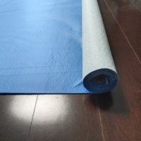 Rouleau de feutre auto-adhésif imperméable et respirant pour la protection des sols, couverture temporaire pour bois, carrelage et escaliers