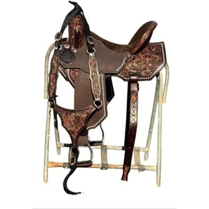 Selle d'équitation western haut de gamme, selle équestre en cuir faite à la main sur mesure, fabricant OEM, vente en gros - Product Image 2