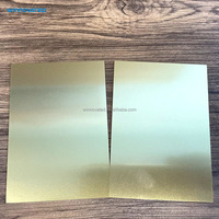 Cartes métalliques vierges 63x88mm pour sublimation et gravure laser en acier inoxydable 304