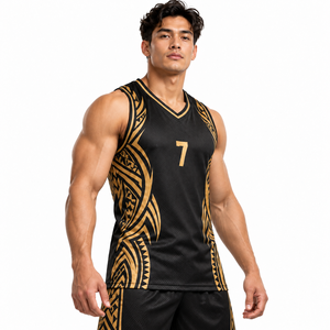 Uniformes de Baloncesto para Hombre, Camisetas Sublimadas Personalizadas, Ropa de Baloncesto Reversible para Equipos, Ropa Deportiva al por Mayor - Product Image 3