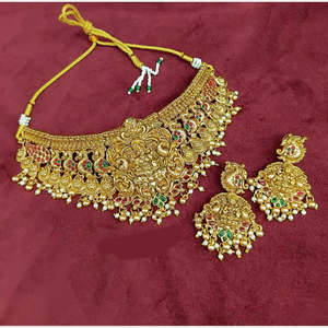 Juego de Collar Choker Jewelemarket Heritage Temple con Piedra Pota y Perla 10575401PGR, Conjuntos de Joyería Fina - Product Image 3