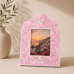 <b>Top</b> Quality Decorative Square Mother of <b>Pearl</b> Inlay Custom Design Photo Frame Handicrafts Wall Decor Customizable Size - Product Image 6