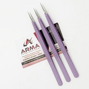 Eyelash Extension Tweezers Pink Coated Sustainable Fiber Tip Hand Tested Pointed Tip Eyelash Tweezer with Private Label - Product Image 3