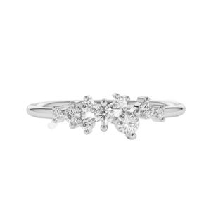 Bague de mariage en diamant de laboratoire en or massif, vente en gros, anneau de mariage personnalisé, bague en diamant d'excellente qualité, fabricant - Product Image 1