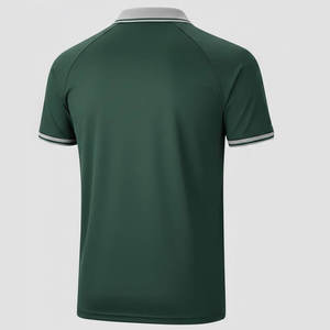 เสื้อโปโลลำลองขายส่ง OEM สำหรับผู้ชาย พิมพ์ลายดิจิทัล โลโก้ ชุดทำงานพนักงาน ชุดยูนิฟอร์มสำนักงาน ระบายอากาศได้ดี ลายต้นมะพร้าว สำหรับฤดูร้อน - Product Image 3