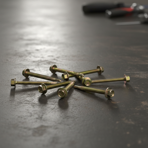 Vis autoperceuse à tête hexagonale en acier au carbone PDC classe 8, filetage standard, revêtement en zinc galvanisé, pouces, personnalisable - Product Image 1