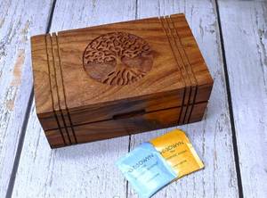 Caja de Madera para Tazas de Té al por Mayor, Caja de Almacenamiento de Madera Sólida de Diferentes Formas, Caja de Regalo de Madera - Product Image 5