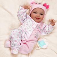 Muñeca Reborn Sonriente de 20 Pulgadas Babeside RTS, Muñeca Reborn Realista de Niña Recién Nacida, Cuerpo Suave de Vinilo y Tela, Mini Juguete, Envío Rápido 3-7