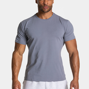 Camiseta de algodón ajustada para hombre, de manga corta, informal, para verano, con diseño liso de colección One Piece Hair y estampado de letras. - Product Image 6