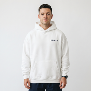 Sweat-shirt à capuche surdimensionné pour homme en molleton de coton lourd de haute qualité avec logo personnalisé - Product Image 5