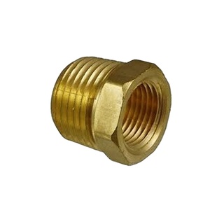 Raccords de tuyauterie forgés standard DIN Bush réducteur en laiton de qualité industrielle de haute qualité ISO 9001 prix de remise en vrac certifié - Product Image 1