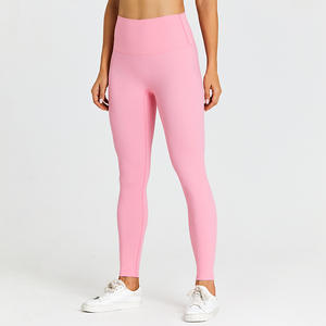 Leggings tendance pour femmes, coupe ajustée, longueur intégrale, taille mi-haute, vêtements de sport, tissu extensible doux en spandex/polyester, séchage rapide, respirant - Product Image 4