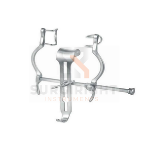 Retracteur chirurgical en acier Balfour auto-fixant pour chirurgie abdominale générale, laparotomie, plaies profondes HI-515 Classe I par Blush Surgical - Product Image 4