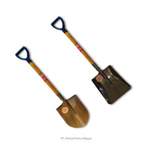 Pala de Alta Calidad con Mango de Madera Premium (PKP) con Revestimiento para Horno |   Cuchilla de Acero al Carbono de Alta Resistencia, 90 Puntas/Planas, Mango de 640 mm - Product Image 2