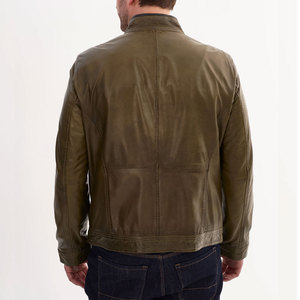 New Classic Style Genuine Cowhide <b>Leather</b> Jacket <b>Top</b> Selling Product Super Quality <b>Leather</b> Winter Wear Jacket In Wholesale Price - Product Image 2