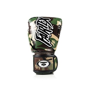 นวมชกมวยไทยหนังวัวแท้ Fairtex รุ่นล่าสุด ลายพราง ดีไซน์สั่งทำพิเศษ พร้อมสายรัดแบบปรับได้ - Product Image 5