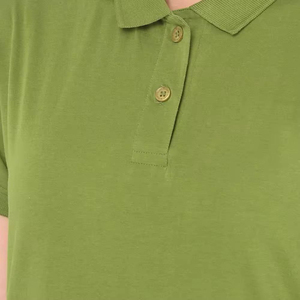 Chemise surdimensionnée personnalisée pour femme en piqué de coton respirant, style décontracté professionnel et de golf, avec motifs, fournisseur en gros OEM ODM, usine - Product Image 6