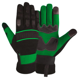 Gants de sécurité Amara en cuir synthétique résistant, résistants aux chocs et à la chaleur, avec revêtement en caoutchouc latex, protection des mains pour la construction - Product Image 4