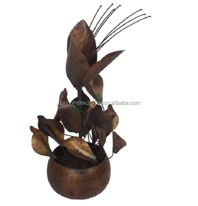 Vente en gros de pots de fleurs chauffants pour la maison Plantes de décoration de Noël Feuille de fer Vente en gros de pots de fleurs pour l'intérieur et l'extérieur Maison - Product Image 6