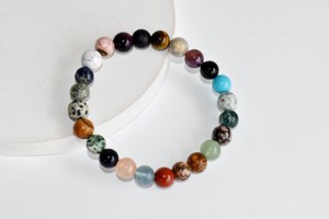New launched Multicolor Happy <b>Beads</b> <b>Bracelet</b> Natural Gemstone <b>Beads</b> Spiritual Healing Balance <b>Bracelet</b> Bulk Wholesale - Product Image 3