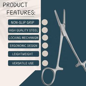 ชุดเครื่องมือคีมหนีบผู้ป่วยแบบตรง สแตนเลสสตีลหลากสีรุ้ง คุณภาพสูง ได้รับมาตรฐาน CE - Product Image 5