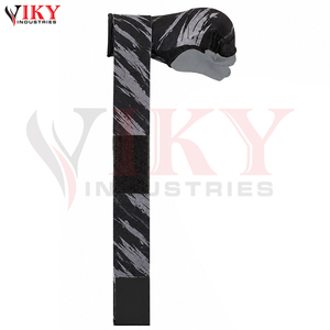 ที่พันข้อมือแบบยาวพิเศษ ขายส่งแบบ OEM สีดำและสีเทา ลายแปรง ทนทาน ซับแรงกระแทก พร้อมแผ่นเจล - Product Image 4