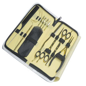 Kit de Herramientas para Extensiones de Cabello de Acero Inoxidable con Acabado Mate y Plástico Duradero, Color Personalizado, Alicates Profesionales para Cabello, Microperlas - Product Image 1