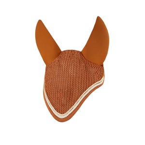 Premium Mesh Horse <b>Fly</b> Veil Polycotton Horse Ear Bonnet Face Protection Custom Equestrian Riding Gear OEM Factory - Product Image 2