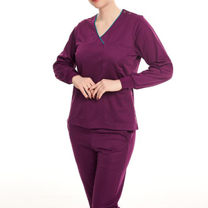 Tenues Médicales Blouses d'Infirmière Uniformes d'Hôpital 2026 Ensembles de Blouses Tissu Toile Respirant Confortable - Product Image 6