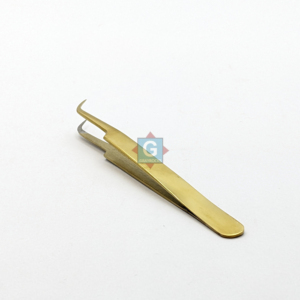 Pinzas Profesionales de Alta Precisión Antiestáticas para Extensiones de Pestañas, con Punta de Fibra de Acero Inoxidable - Product Image 3