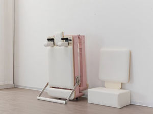 Cama de núcleo de aluminio de alta calidad, máquina de Pilates reformador plegable rosa para mujeres, estudio de Pilates, garantía de 10 años - Product Image 4