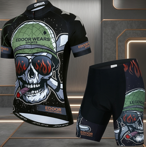 Men's Cycling Clothes Short Sleeve Polyester Full Zip <b>Road</b> Bicycle Clothing Wholesale Sports Bicycle Shirts For Men - Product Image 1