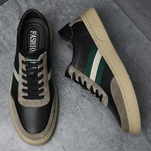 Zapatos Casuales de Marca 2026 para Hombre, Zapatos de Cuero Genuino, Vulcanizados, Antideslizantes, para Caminar, Zapatillas de Moda para Hombre, Suaves - Product Image 6