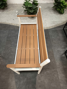Waterproof <b>Outdoor</b> Garden <b>Bench</b> Rust-Preventing Double Chair Corrosion Resistance Metal Frame Furniture Lumetal Vietnam - Product Image 2