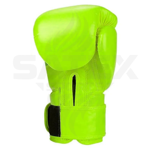 Gants de boxe Muay Thai personnalisables de qualité supérieure en PU, absorbant les chocs, respirants, légers, durables, à lacets - Product Image 3