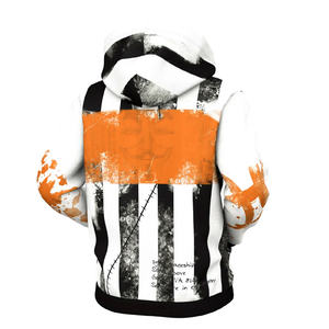 Unisex Custom Logo Full Zip up Hoodies with Sublimation Colorful Zipper <b>Hoodie</b> for Men Women Kids - Product Image 2