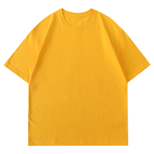 เสื้อยืดคอกลมสีพื้นผ้าคอตตอนหวีอย่างดี 180gsm แขนสั้นสำหรับฤดูร้อน แบบยูนิเซ็กซ์ รับออกแบบโลโก้ตามสั่ง - Product Image 5
