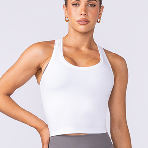 Sujetadores deportivos elásticos en cuatro direcciones para mujer, tops de fitness, camisetas sin mangas para correr, tops de yoga, camisetas de gimnasio, ropa de yoga para verano - Product Image 1