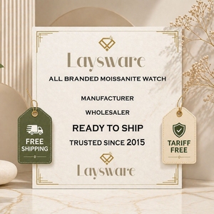 Luxury Moissanite Iced Out <b>Watch</b> D Color VVS <b>Automatic</b> Men Wholesale OEM <b>Custom</b> <b>Logo</b> Manufacturer India - Product Image 1