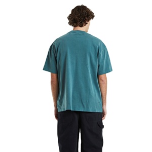 Camiseta extragrande 300 GSM para hombre, peso pesado, 100% algodón, cuello redondo, personalizable, longitud larga - Product Image 5