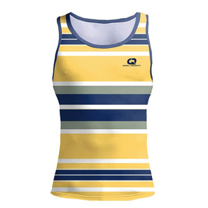 Camiseta sin mangas para hombre, corte ajustado, tejido transpirable, para gimnasio, entrenamiento, rendimiento atlético, ropa deportiva, pedido al por mayor - Product Image 1