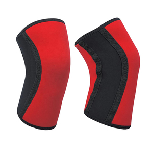 Manchons de compression en néoprène pour coudes, protection unisexe pour adultes, rouge et noir - Product Image 1