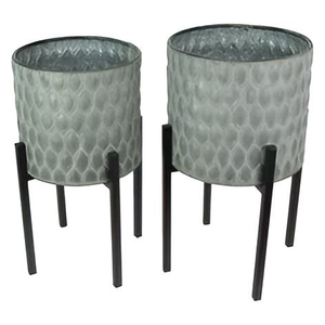 Juego de Macetas Metálicas de Alta Calidad en Diferentes Tamaños, Macetas de Hierro Sólido Coloridas para Decoración de Jardín, Accesorios para Macetas de la India - Product Image 2