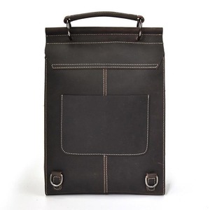 Multi-functional Waterproof <b>Leather</b> <b>Backpack</b> Anti-Theft Vintage <b>Laptop</b> Bag Genuine <b>Leather</b> Rucksack LBP-0363 - Product Image 4