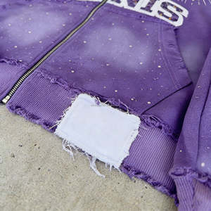 Sweat à capuche surdimensionné pour homme, double couche, en polaire polyester/coton, léger, respirant, écologique et de haute qualité - Product Image 5