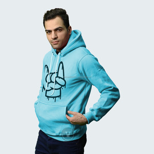 Automne Vintage hommes 100% coton à capuche hiver nouveauté Logo personnalisé brodé ample polaire doublé longue lettre - Product Image 4