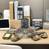 Support de stylo moderne en fer écologique de haute qualité, style tortue, pour bureaux et intérieurs, rangement de bureau équilibré, usage scolaire