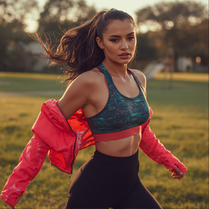 Ensemble de vêtements de sport haut de gamme pour femmes, vêtements de fitness extensibles, respirants, vêtements de yoga, vêtements de sport actifs, fabrication OEM, vente en gros - Product Image 1